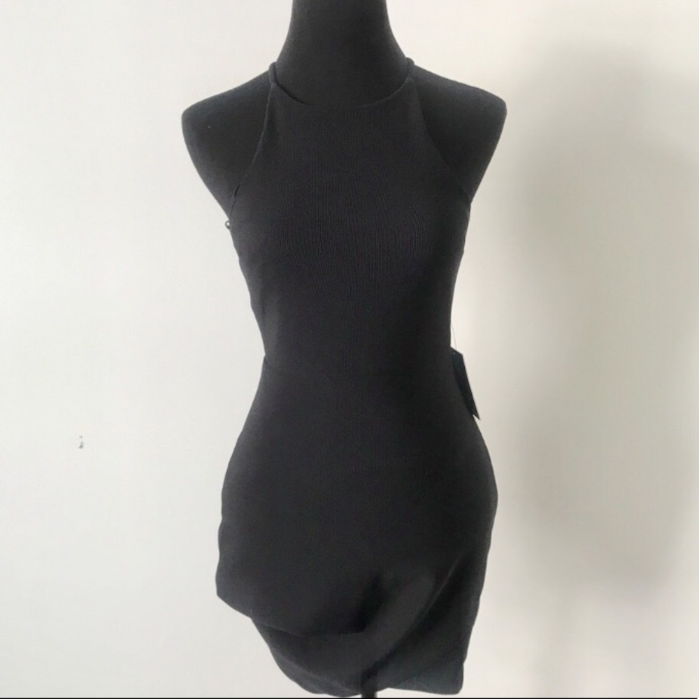 Express Black Assymetrical Dress